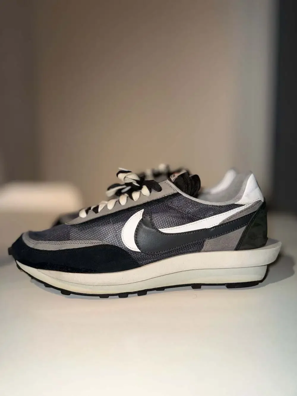 Nike x sacai LDWaffle Black Anthracite Size 14 BV0073-001